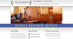 Desktop Screenshot of jallenbrownpllc.com